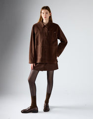 Chocolate Brown Oversized Shacket