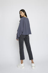 Dark-Blue Long Sleeve-Jumper