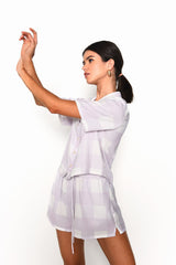 GS0322-LILAC CHECKERBOARD