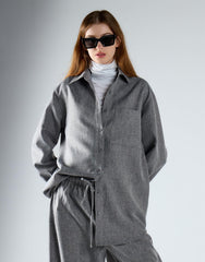 Mid Grey Oversized Shirt
