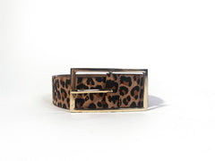Leopard Buckled -Belt