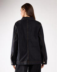 Indigo Denim Chore Jacket