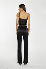 Black-Lace Corset Top