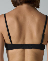 Agon Black Lace-Trimmed Bra