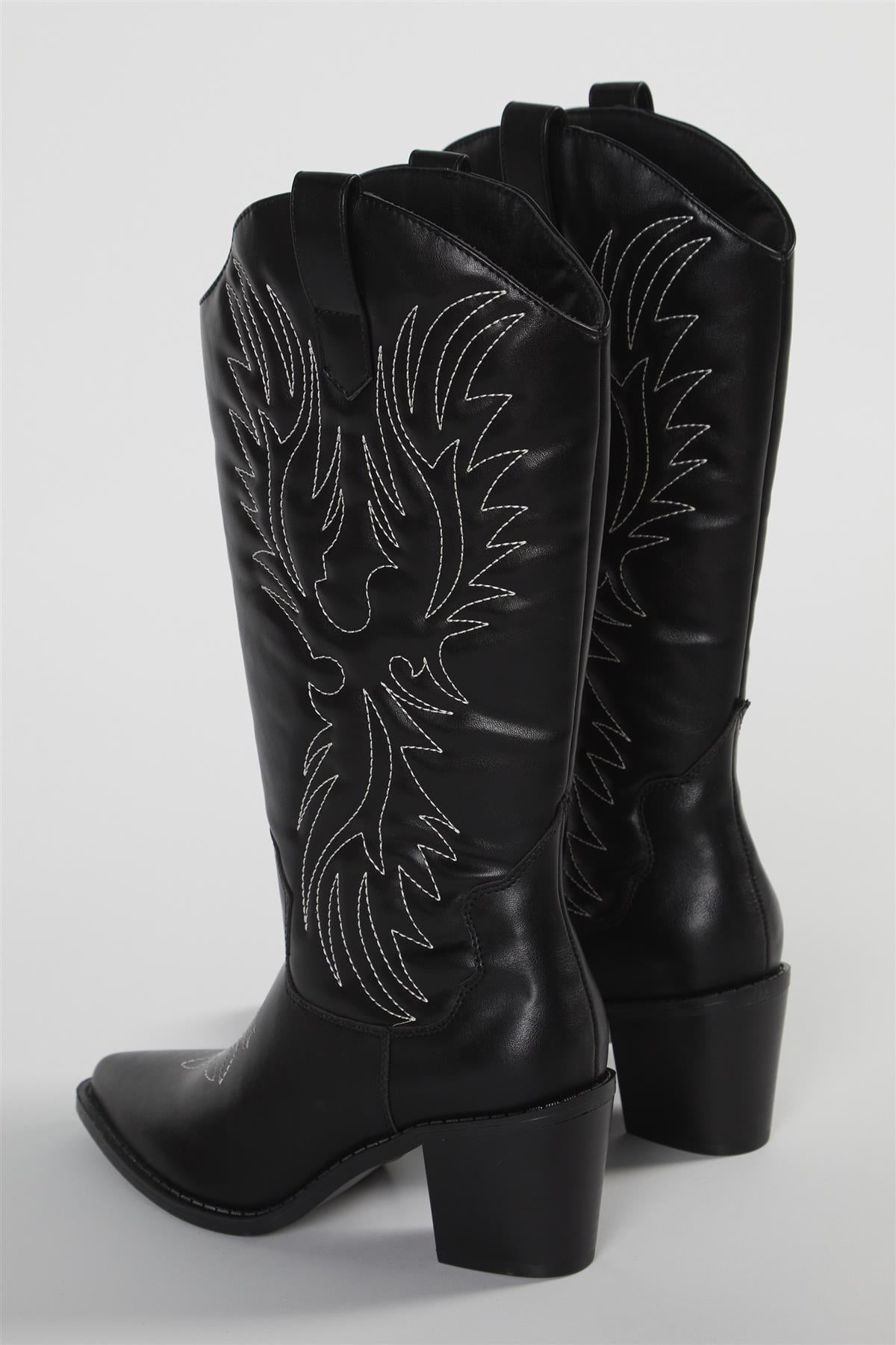 Black Cowboy Boots