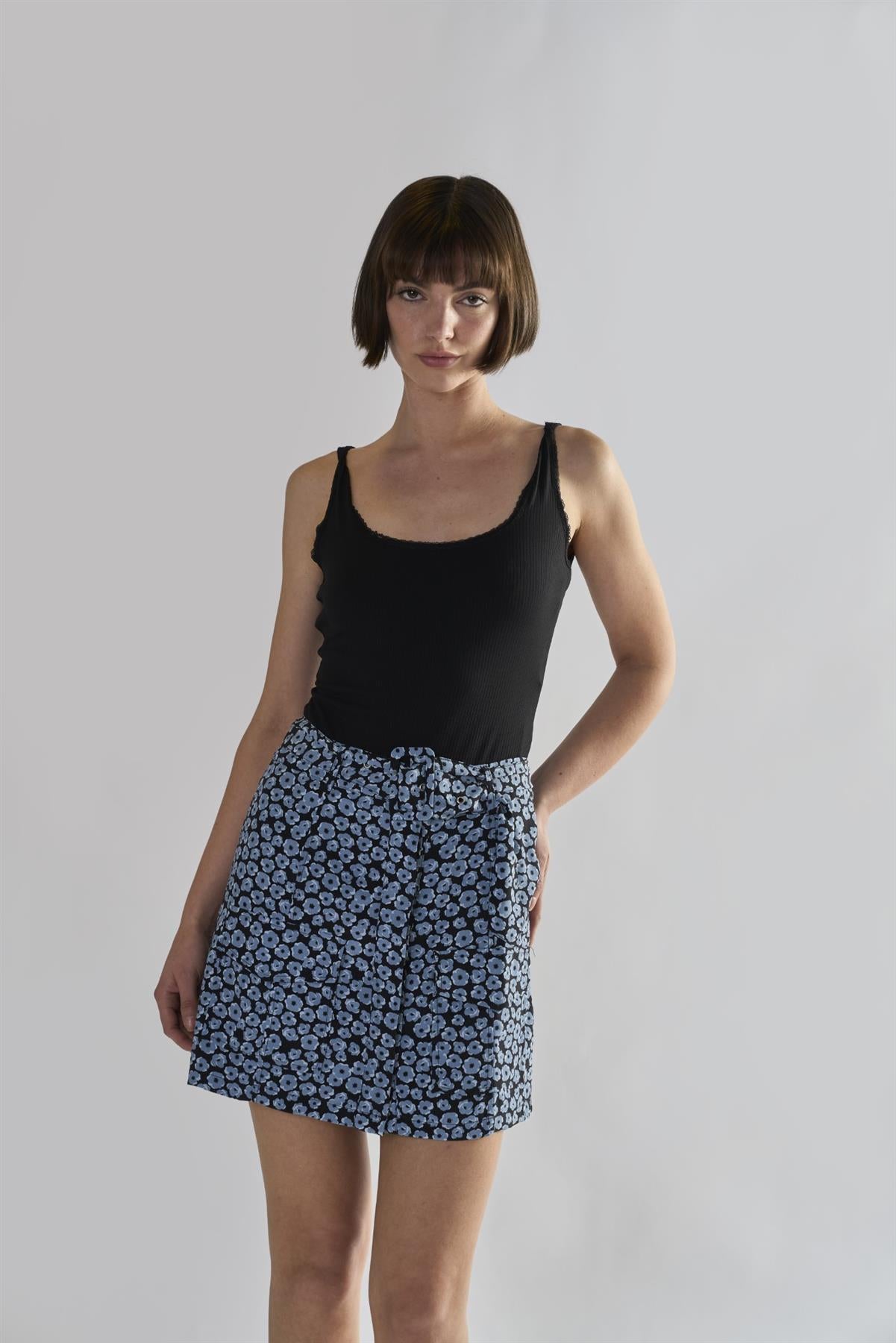 Black Square Neck -Bodysuit