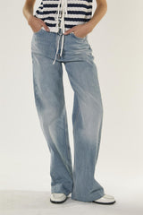 Vintage Blue Straight Leg Jeans