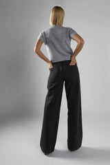 Jeans Wide-Leg Dirty Black