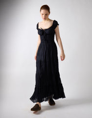 Black Tiered Maxi Dress Maxi Dress