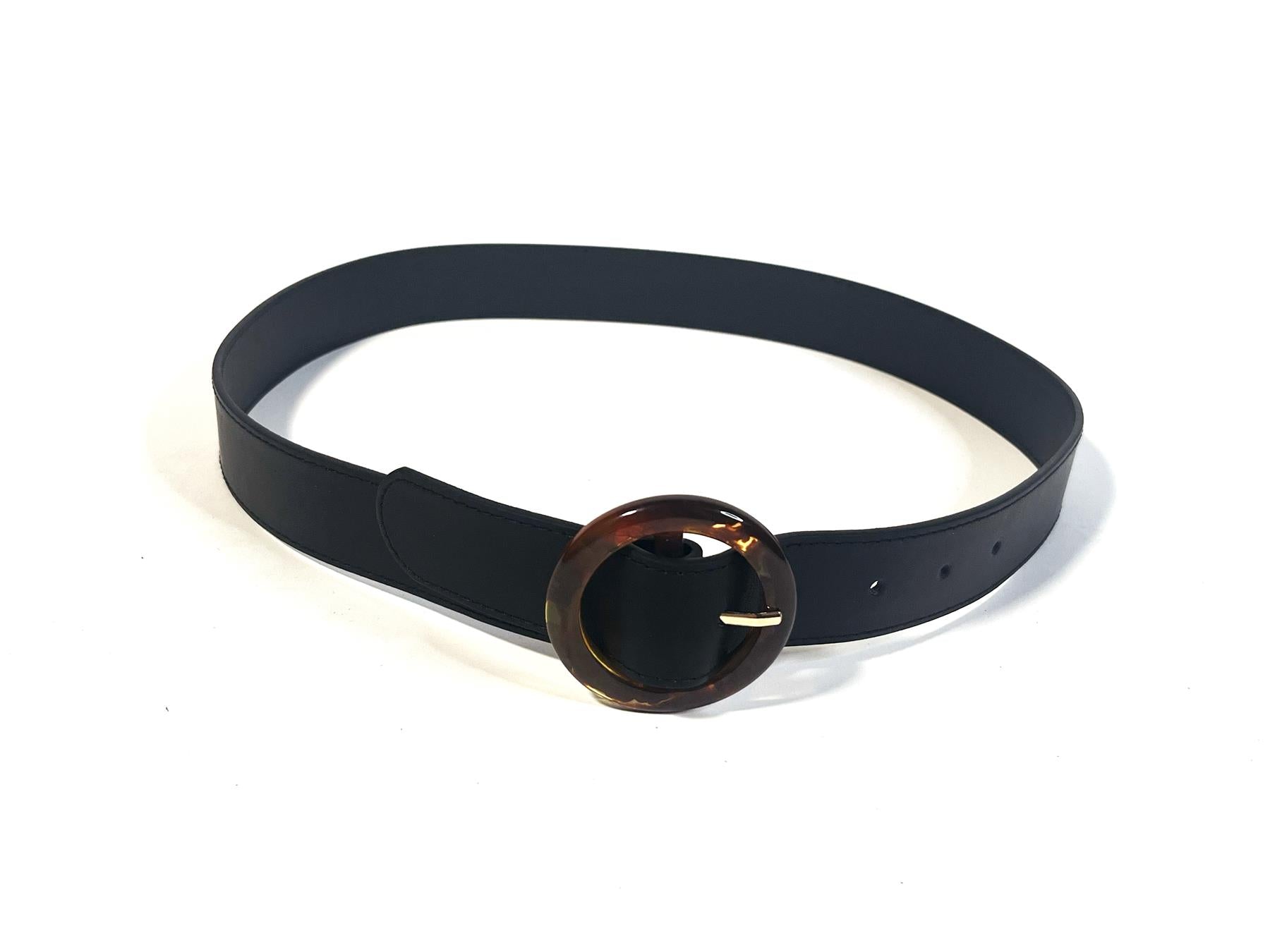 Black Brown Buckle-Belt