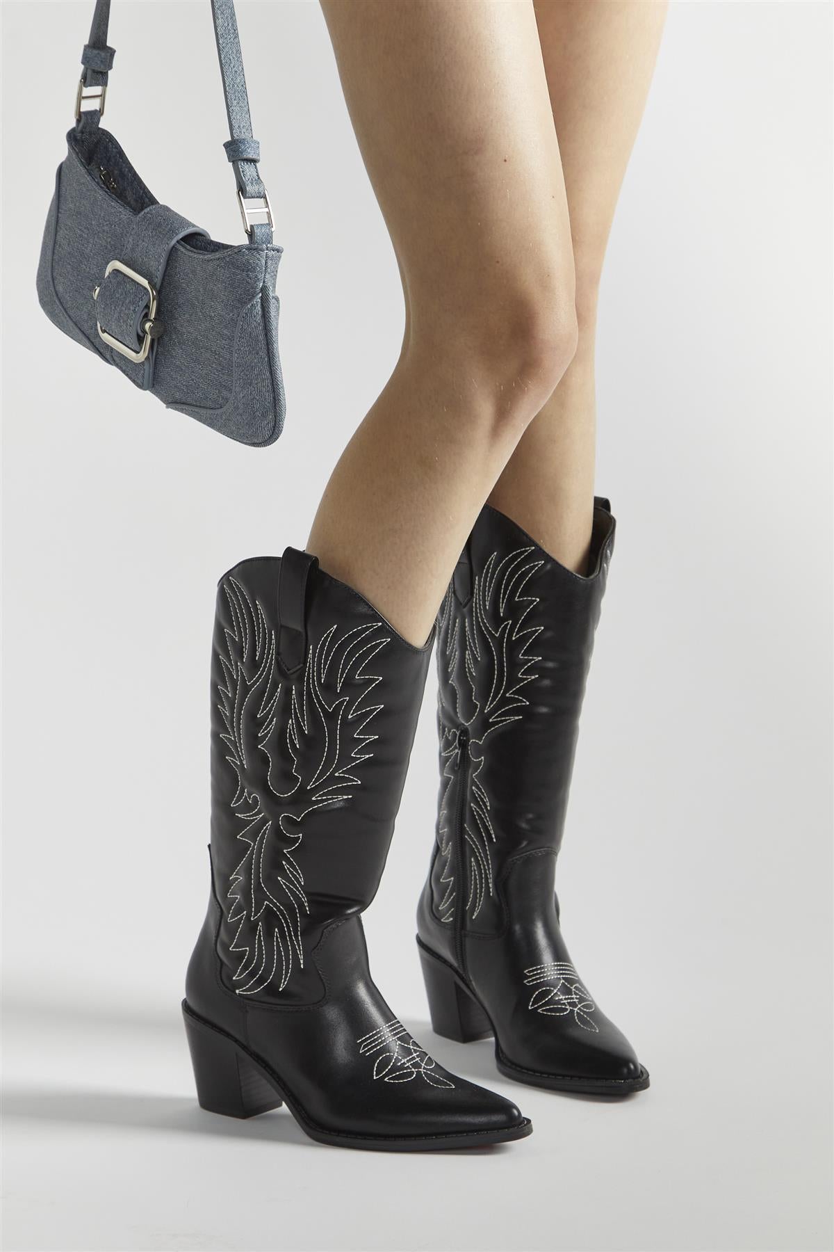 Black Cowboy Boots