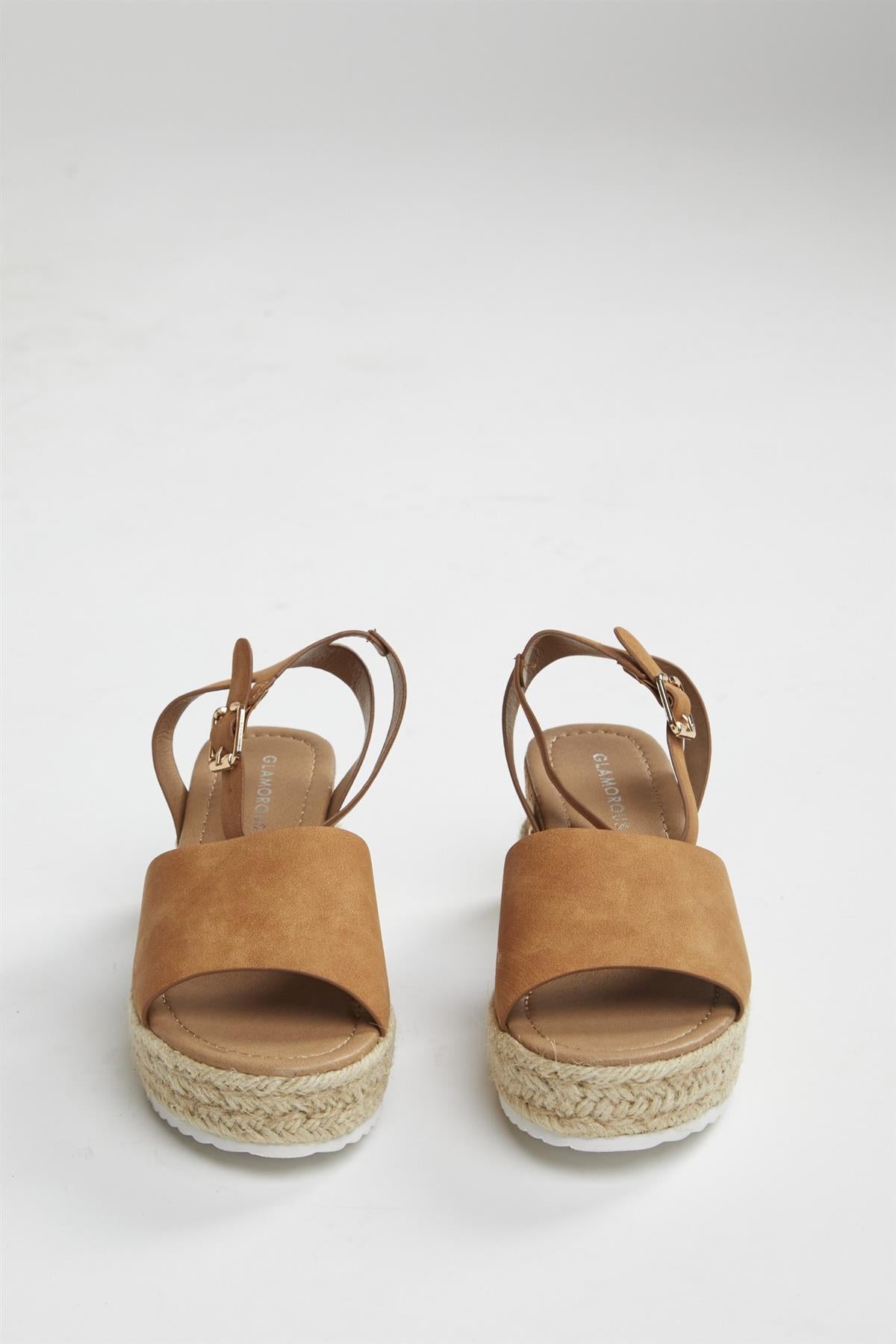 Tan Espadrille Sandals