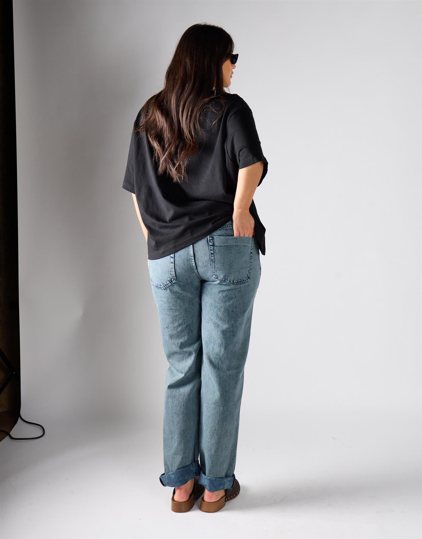 New Grey Denim Ripped Jeans