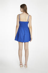Untramarine Blue Mini Tank Dress