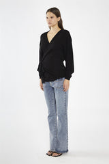 Wrap Cardigan - Black