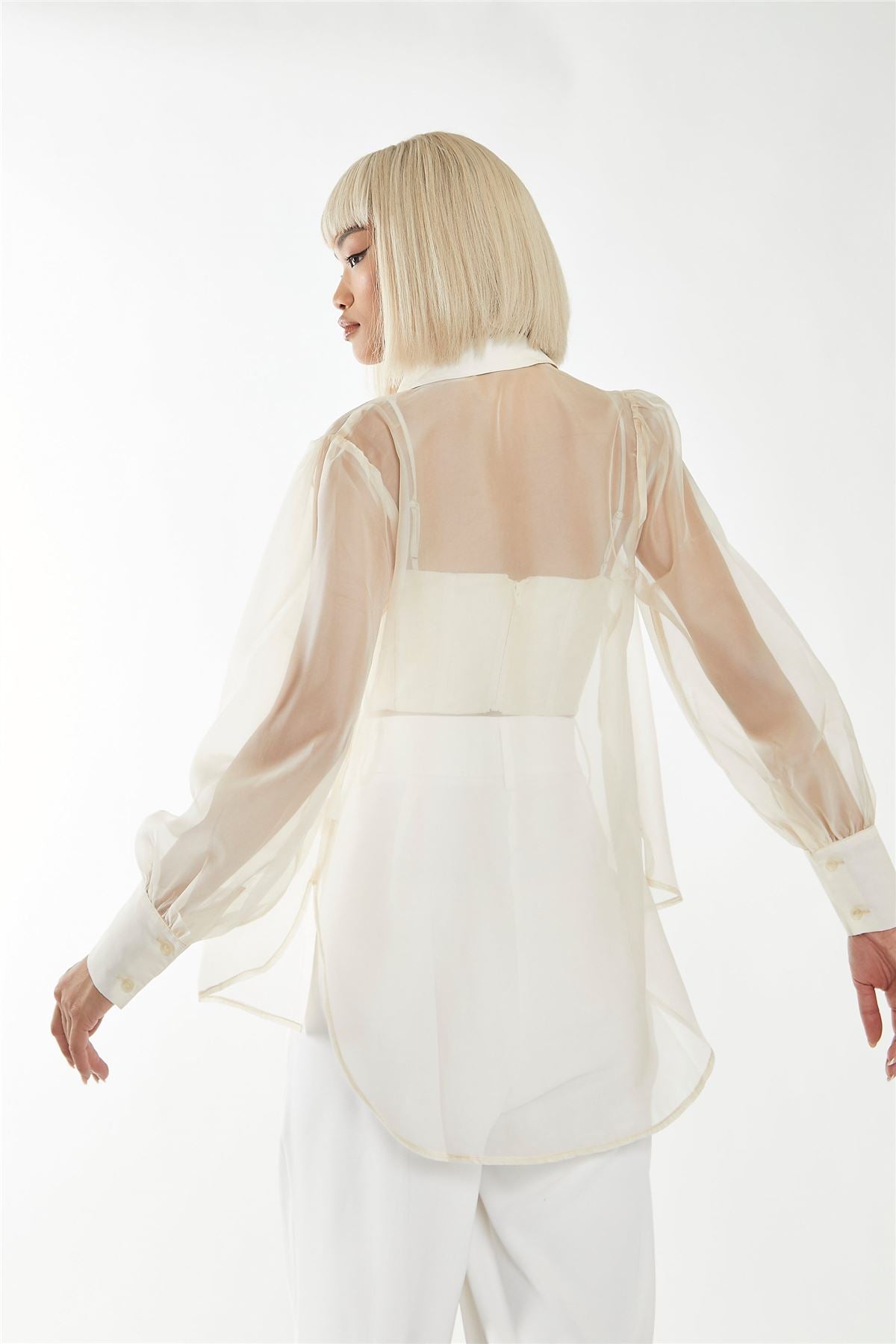 GS0403A-NUDE ORGANZA