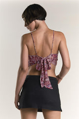 AN1695-BW95-RASPBERRY SNAKESKIN